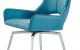 D4878DC Swivel Dining Chair Set Turquoise Global Furniture