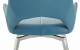 D4878DC Swivel Dining Chair Set Turquoise Global Furniture