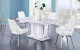 D4878DC Swivel Dining Chair Set White Global Furniture