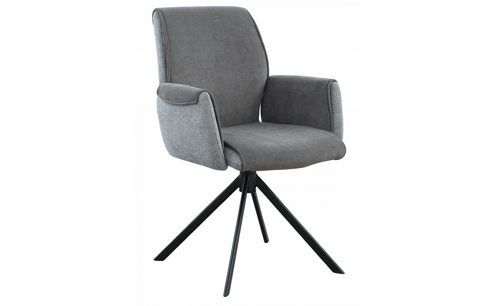 D81216 Dining Chair Set Dark Grey / Light Grey Global Furniture (Set of 4)