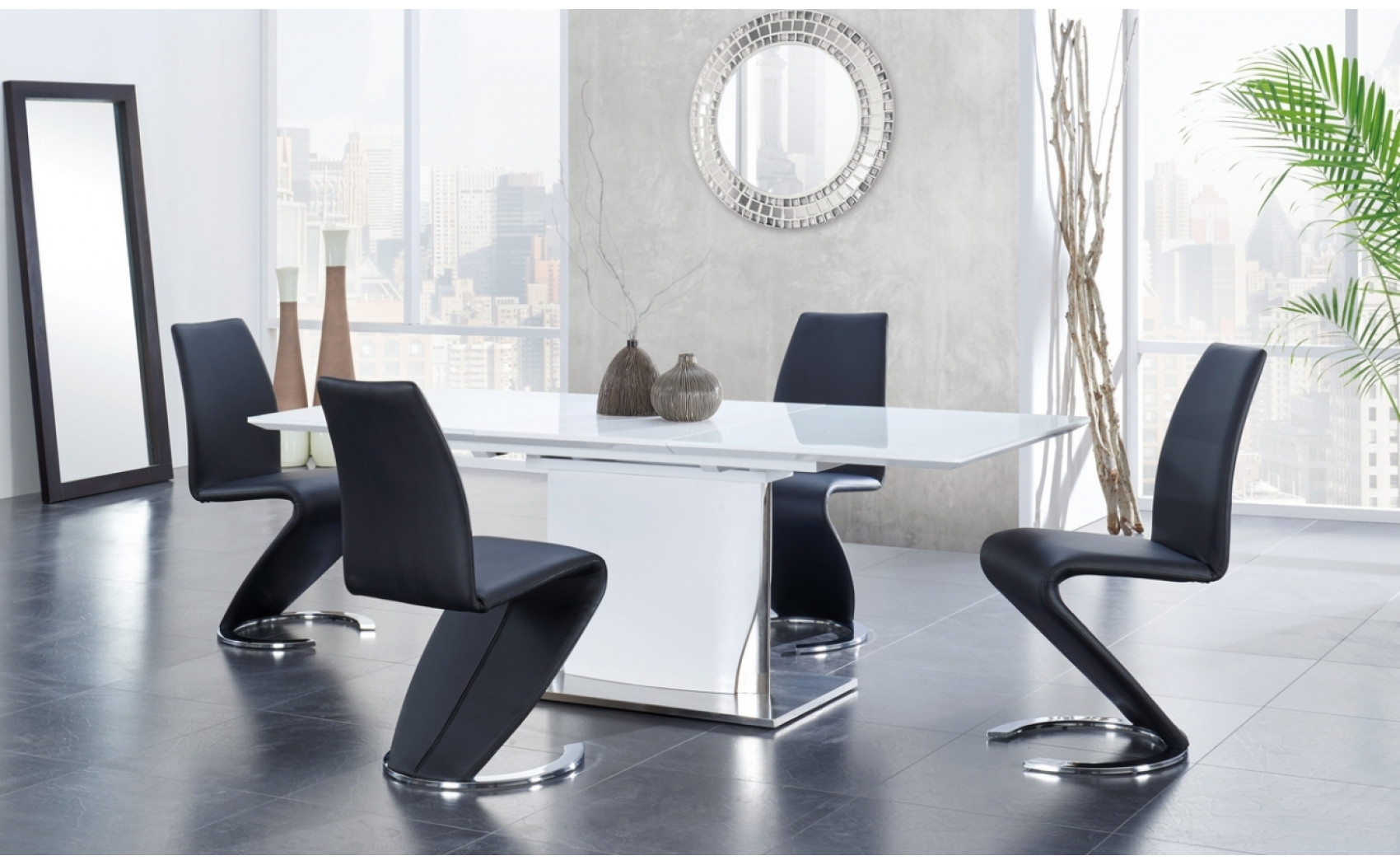 D9002DC Dining Chair Set Black Global Furniture