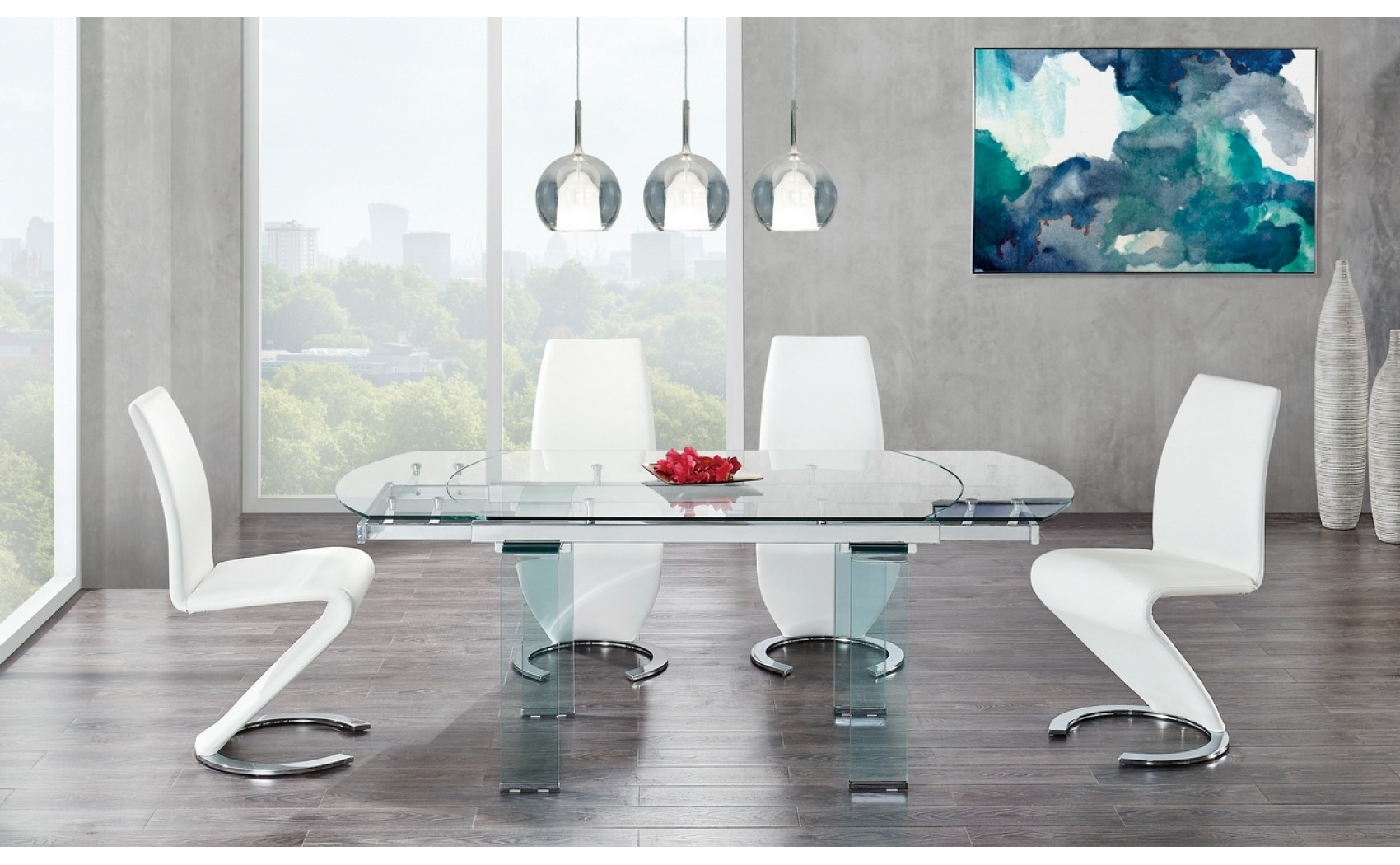 D9002DC Dining Chair Set White Global Furniture