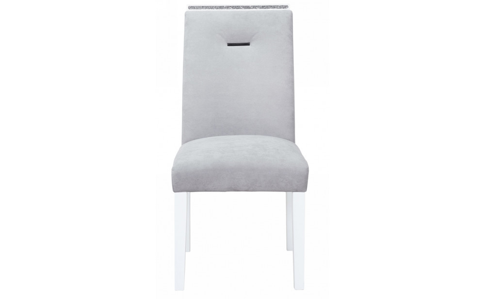 Monaco Dining Chair Set Light Grey Global Furniture (Set of 4)