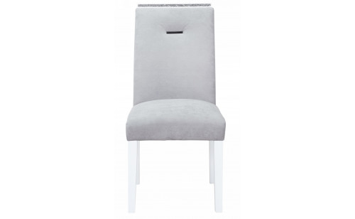 Monaco Dining Chair Set Light Grey Global Furniture (Set of 4) Monaco Dining Chair Set Light Grey Global Furniture (Set of 4)