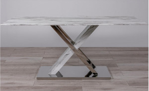 D1274DT Dining Table Marble Grey Global Furniture D1274DT Dining Table Marble Grey Global Furniture