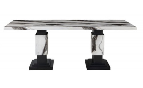 D12DT Dining Table White / Black Global Furniture D12DT Dining Table White / Black Global Furniture