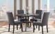 D1622DT + D1622DC-GRY Dining Set Global Furniture