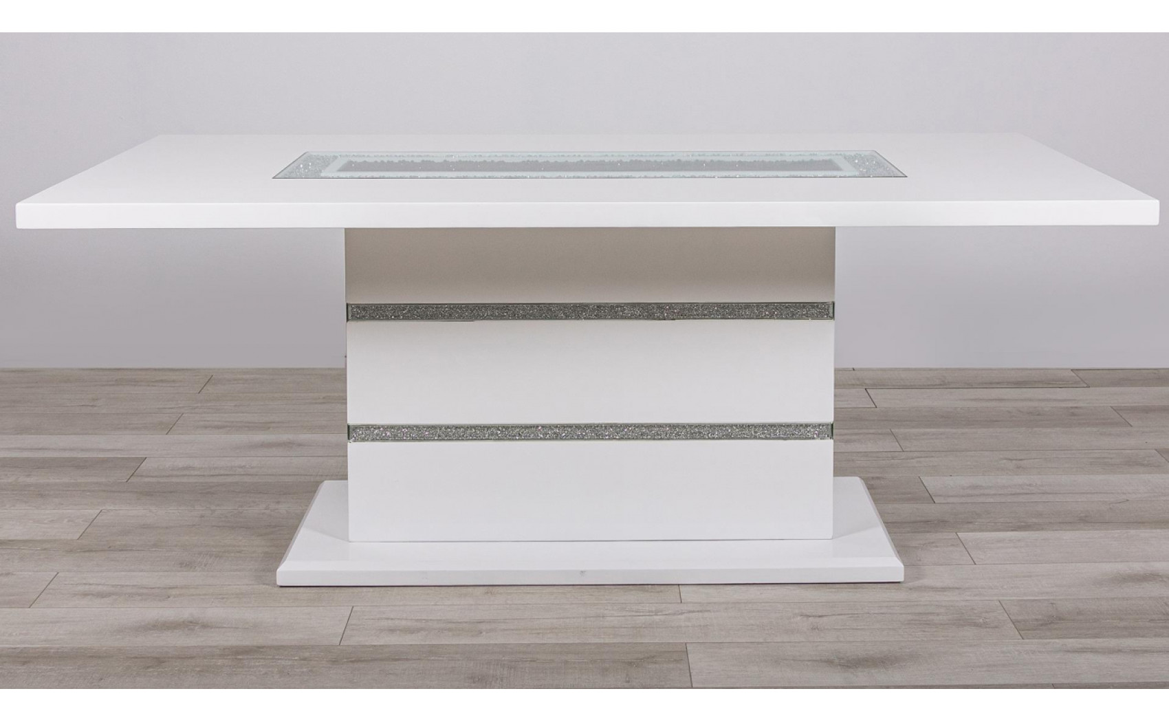 Monaco D1903DT Dining Table White Global Furniture