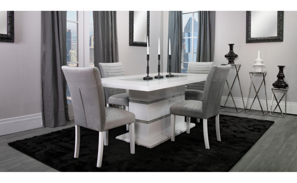 D1903DT Dining Table White Global Furniture