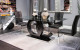 D2207DT-BLK + D915DC-BLK Dining Set Global Furniture