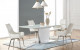 D2279DT Dining Table High Gloss White Global Furniture