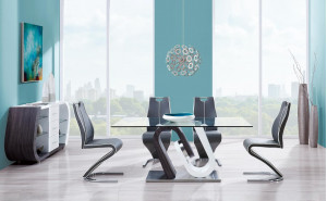 D4127DT + D4127DC Dining Set Global Furniture D4127DT + D4127DC Dining Set Global Furniture