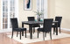 D8685DT + D8685DC-BLK Dining Set Global Furniture
