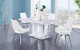 D894DT Dining Table White Global Furniture