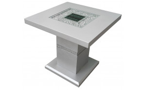 T1903ET Silver End Table Silver Global Furniture T1903ET Silver End Table Silver Global Furniture