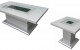 T1903ET Silver End Table Silver Global Furniture