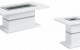 T1903ET White End Table White Global Furniture