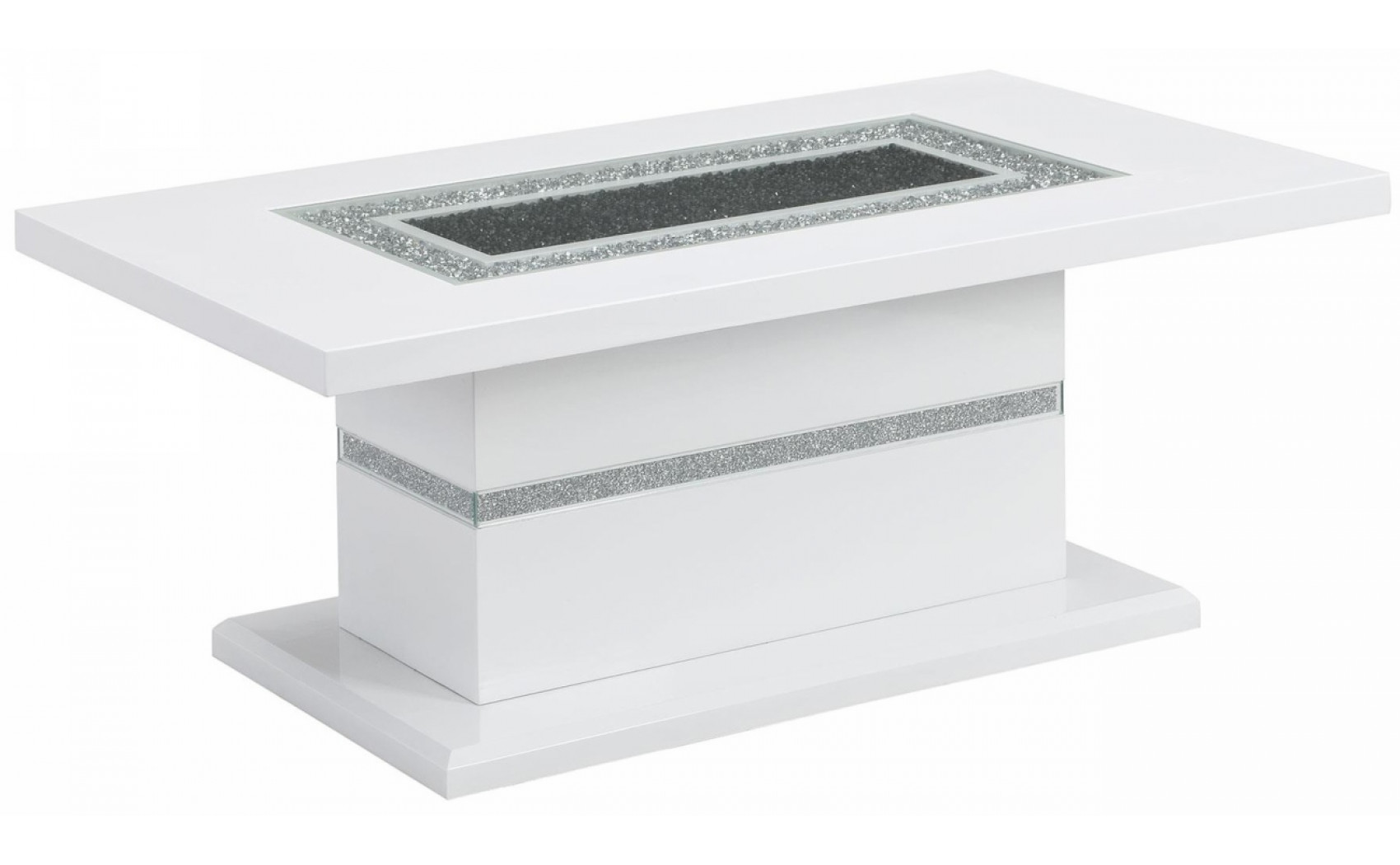 T1903CT White Coffee Table White Global Furniture