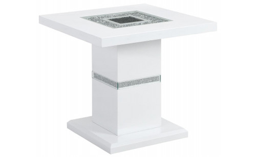 T1903ET White End Table White Global Furniture