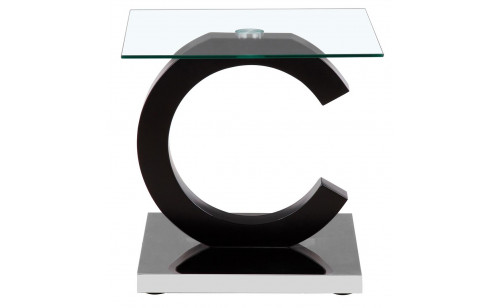 T2207E End Table Black Global Furniture