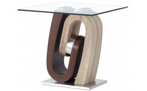 T4126ET End Table Walnut / Oak Global Furniture T4126ET End Table Walnut / Oak Global Furniture