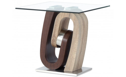 T4126ET End Table Walnut / Oak Global Furniture