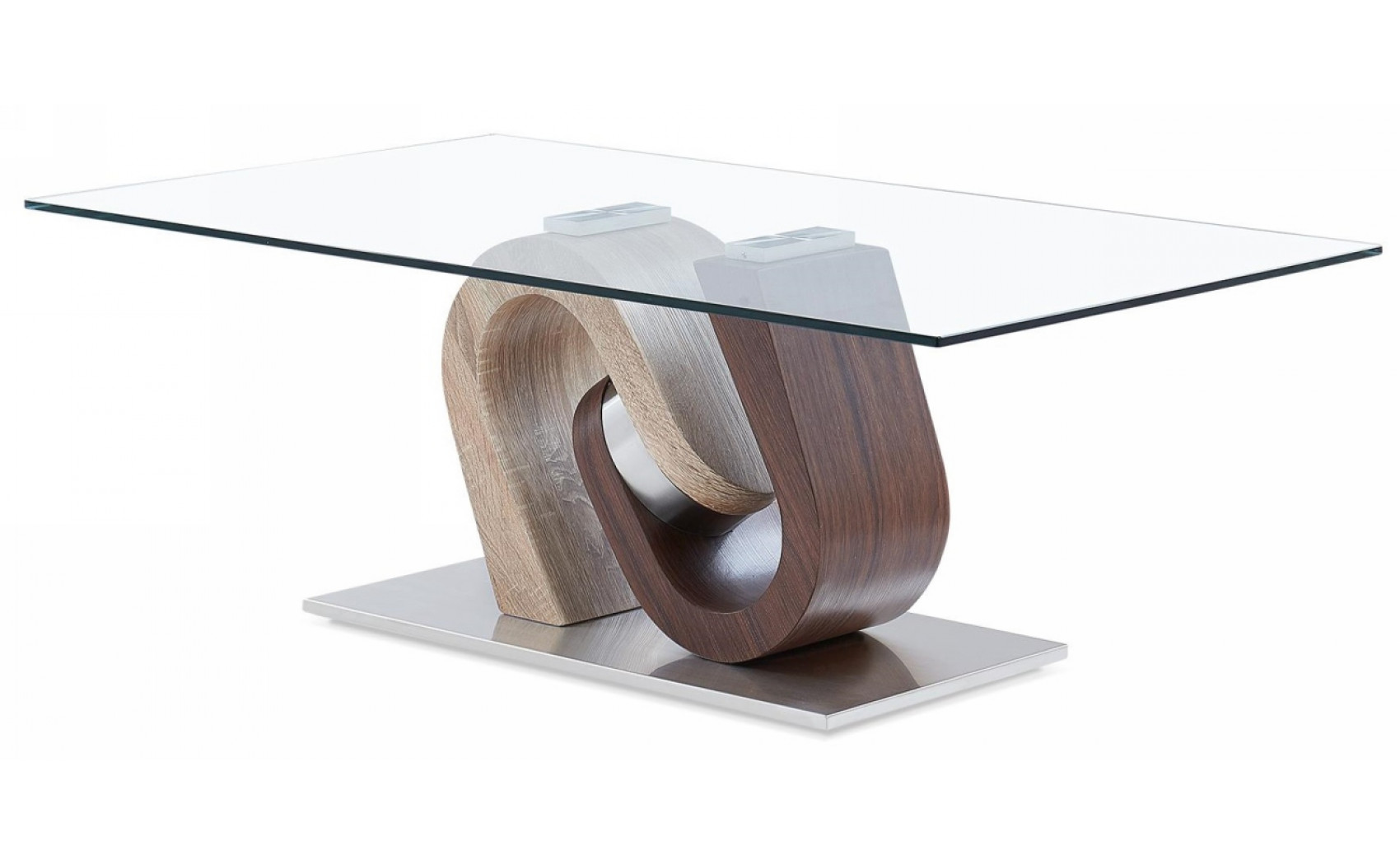 T4126CT Coffee Table Walnut / Oak Global Furniture