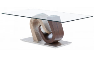 T4126CT Coffee Table Walnut / Oak Global Furniture T4126CT Coffee Table Walnut / Oak Global Furniture