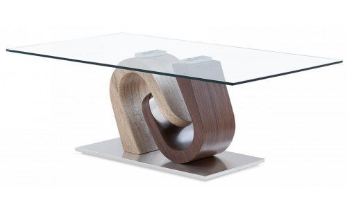 T4126CT Coffee Table Walnut / Oak Global Furniture