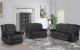 Grace Sofa Set Black Global Furniture