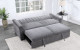 Luna U0201 Sofa Bed Dark Grey Global Furniture