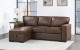 Gabriela U0203 Sectional Dark Brown Global Furniture