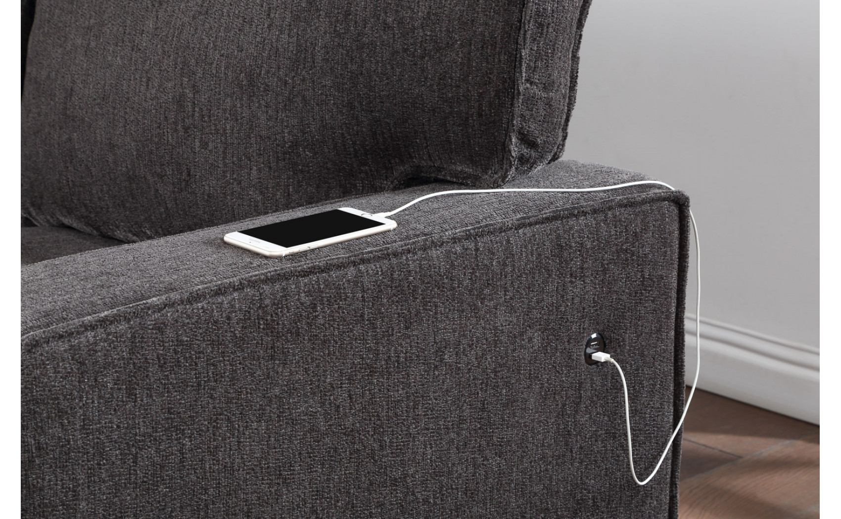 Gabriela U0203 Sectional Dark Grey Global Furniture
