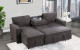 Gabriela U0203 Sectional Dark Grey Global Furniture