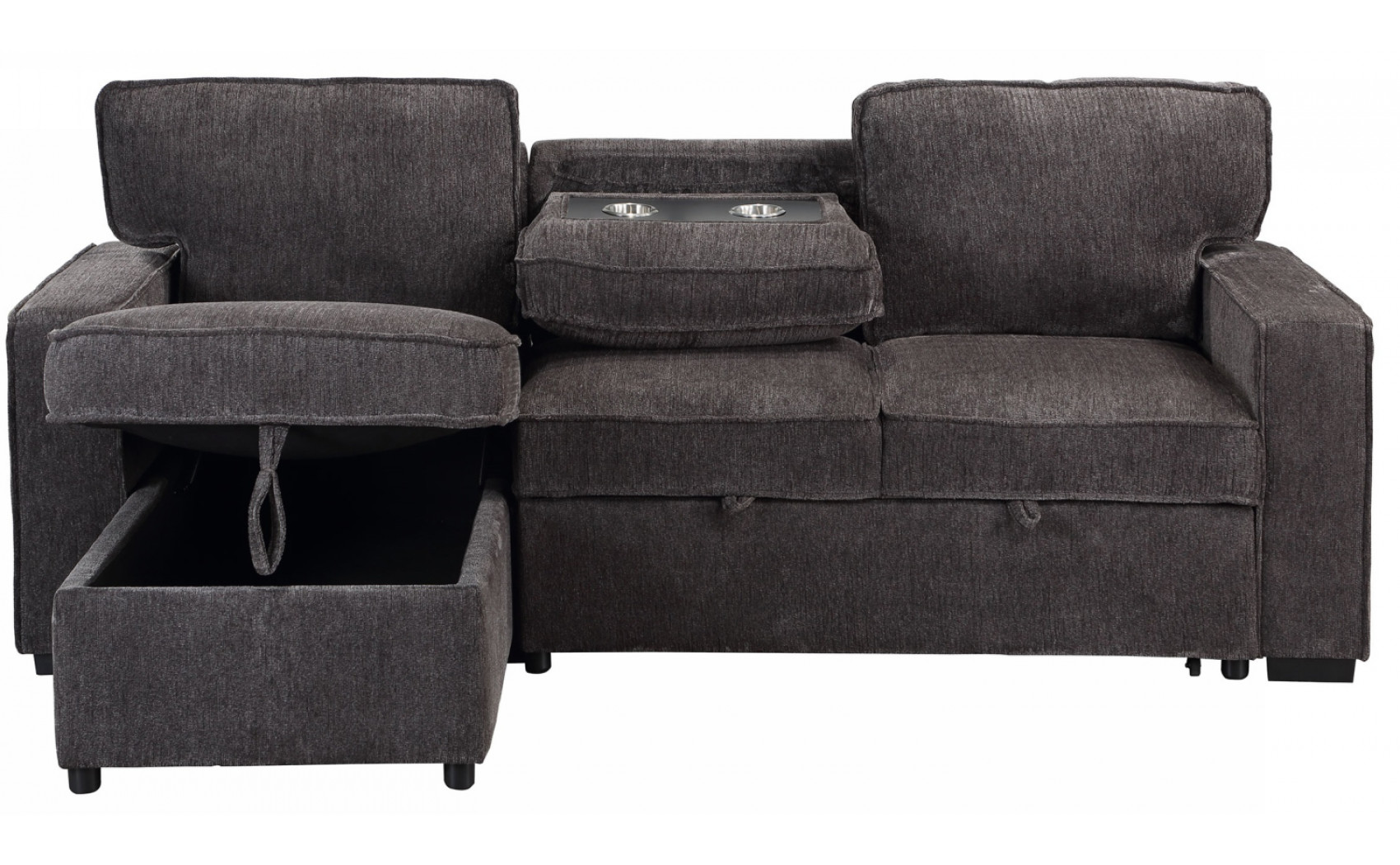 Gabriela U0203 Sectional Dark Grey Global Furniture