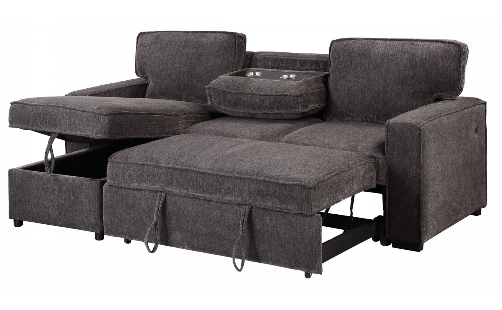 Gabriela U0203 Sectional Dark Grey Global Furniture