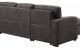 Gabriela U0203 Sectional Dark Grey Global Furniture