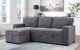 Gabriela U0203 Sectional Light Grey Global Furniture