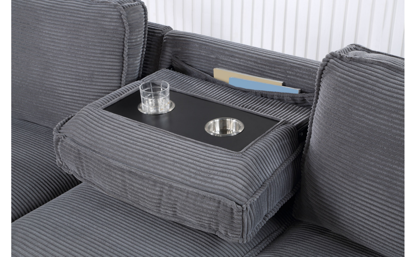 Gabriela U0203 Sectional Light Grey Global Furniture