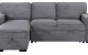 Gabriela U0203 Sectional Light Grey Global Furniture