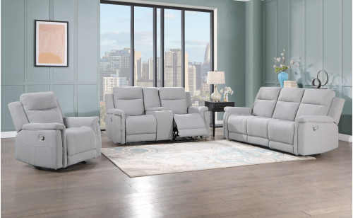 Dresden U1797 Sofa Set Light Grey Global Furniture