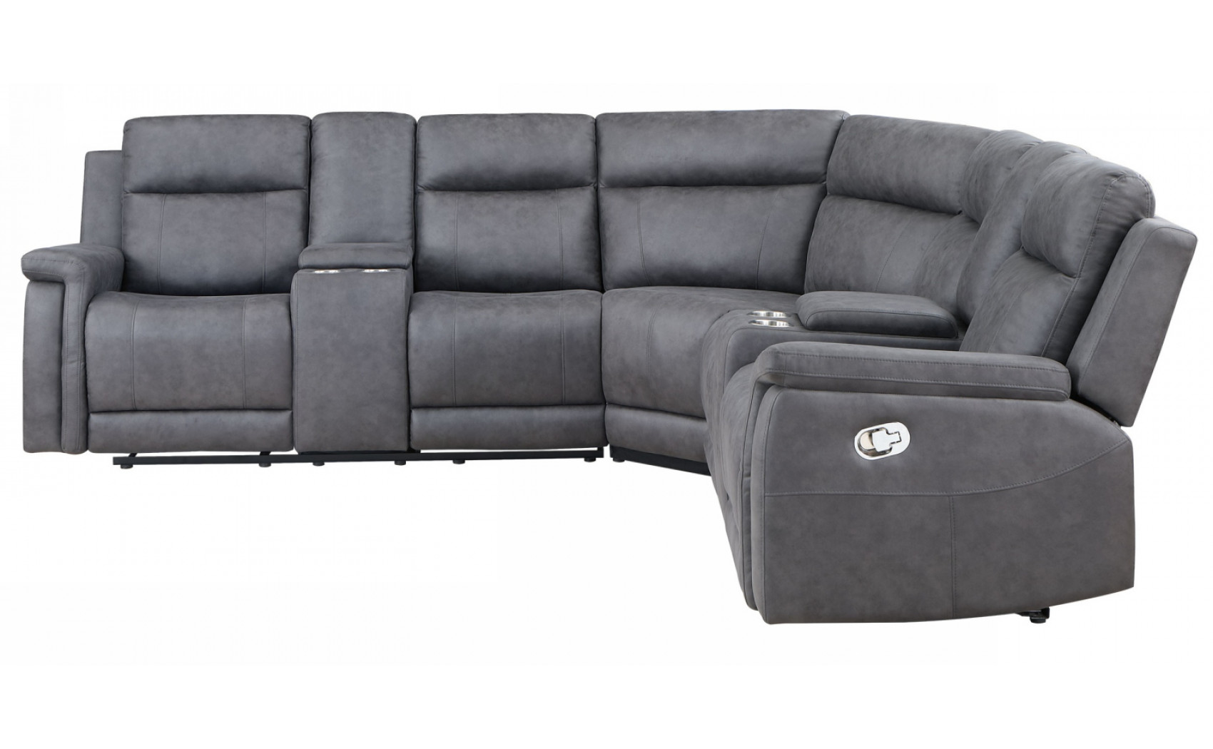 Salena U1797 Sectional Beige / Light Grey Global Furniture