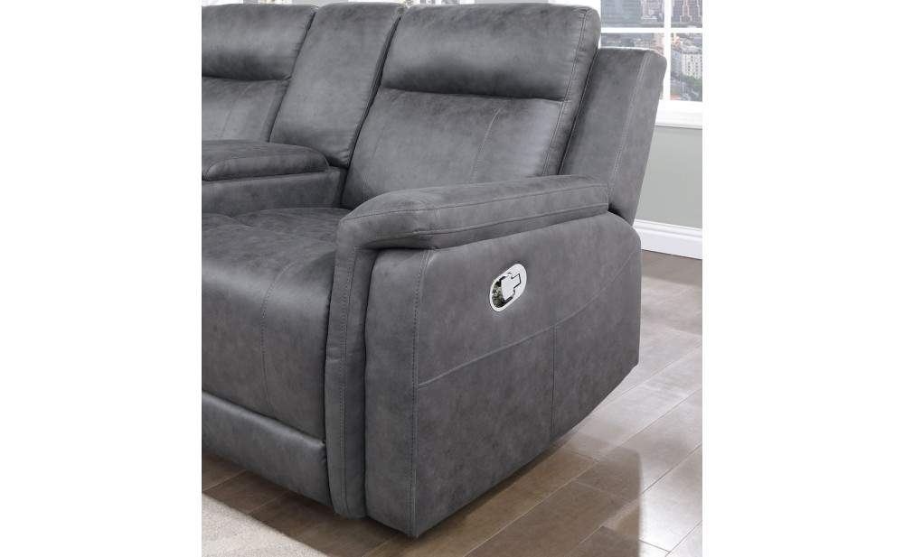 Salena U1797 Sectional Beige / Light Grey Global Furniture