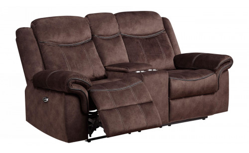 U2200 Loveseat Domino Coffee Global Furniture
