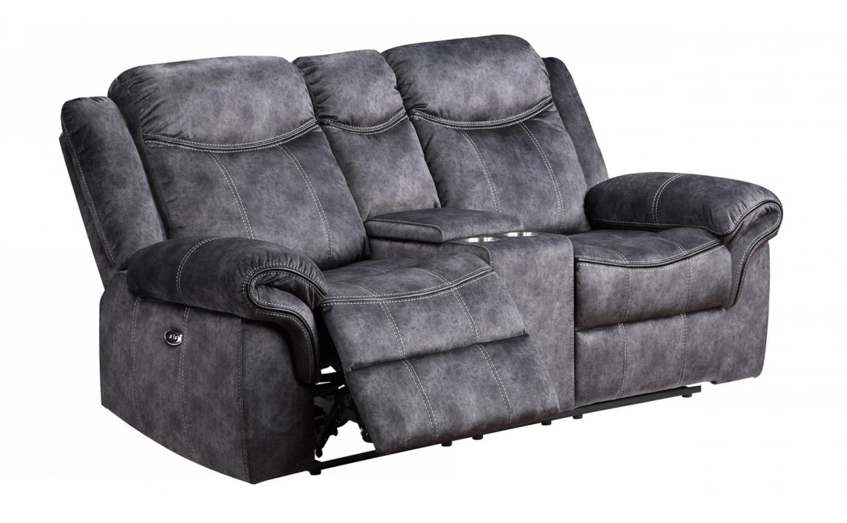 U2200 Sofa Set Granite Black Global Furniture