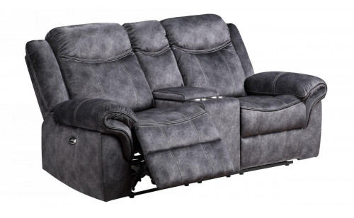 U2200 Loveseat Granite Black Global Furniture U2200 Loveseat Granite Black Global Furniture