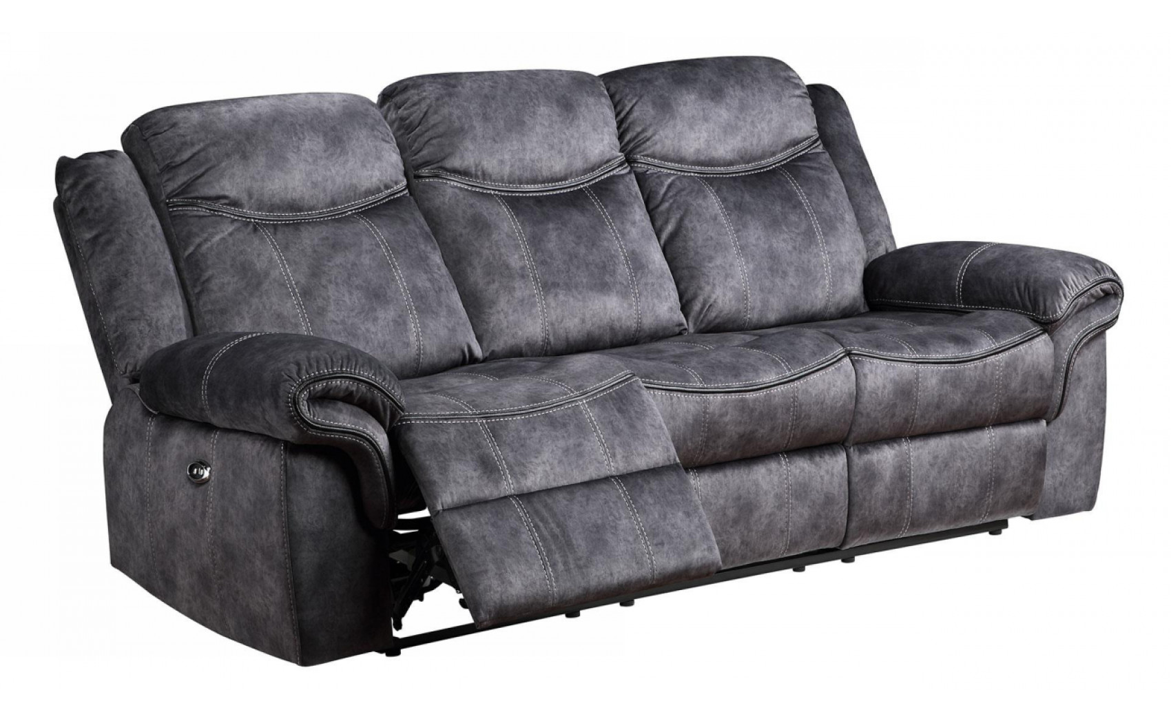 U2200 Sofa Set Granite Black Global Furniture