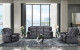 U2200 Sofa Set Granite Black Global Furniture