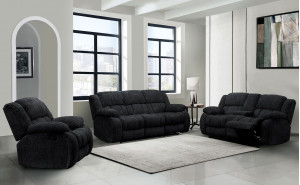 Lille U250 Sofa Set Black Global Furniture Lille U250 Sofa Set Black Global Furniture