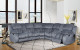 Lille U250 Sectional Dark Grey Global Furniture